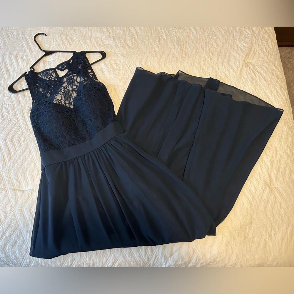 Navy bridesmaid dress size 6